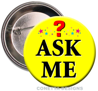 Ask Me Buttons (Yellow)