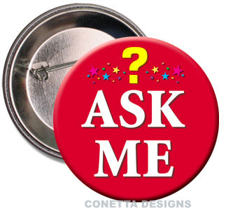 Ask Me Buttons (Red)