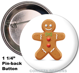 Ginger Man Buttons (Mini)
