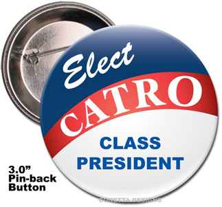 Election Button Design #01 (Large)
