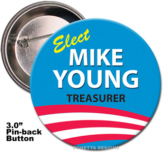 Election Button Design #02 (Large)