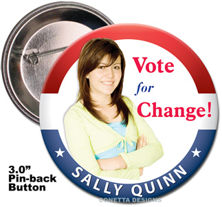 Election Button Design #09 (Large)