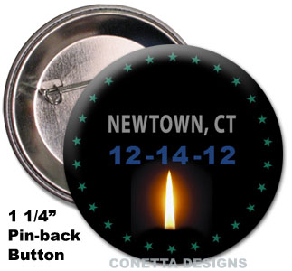 Newtown Awareness Pins (mini)