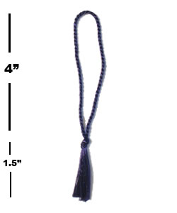 Navy (floss) Tassels - 4''